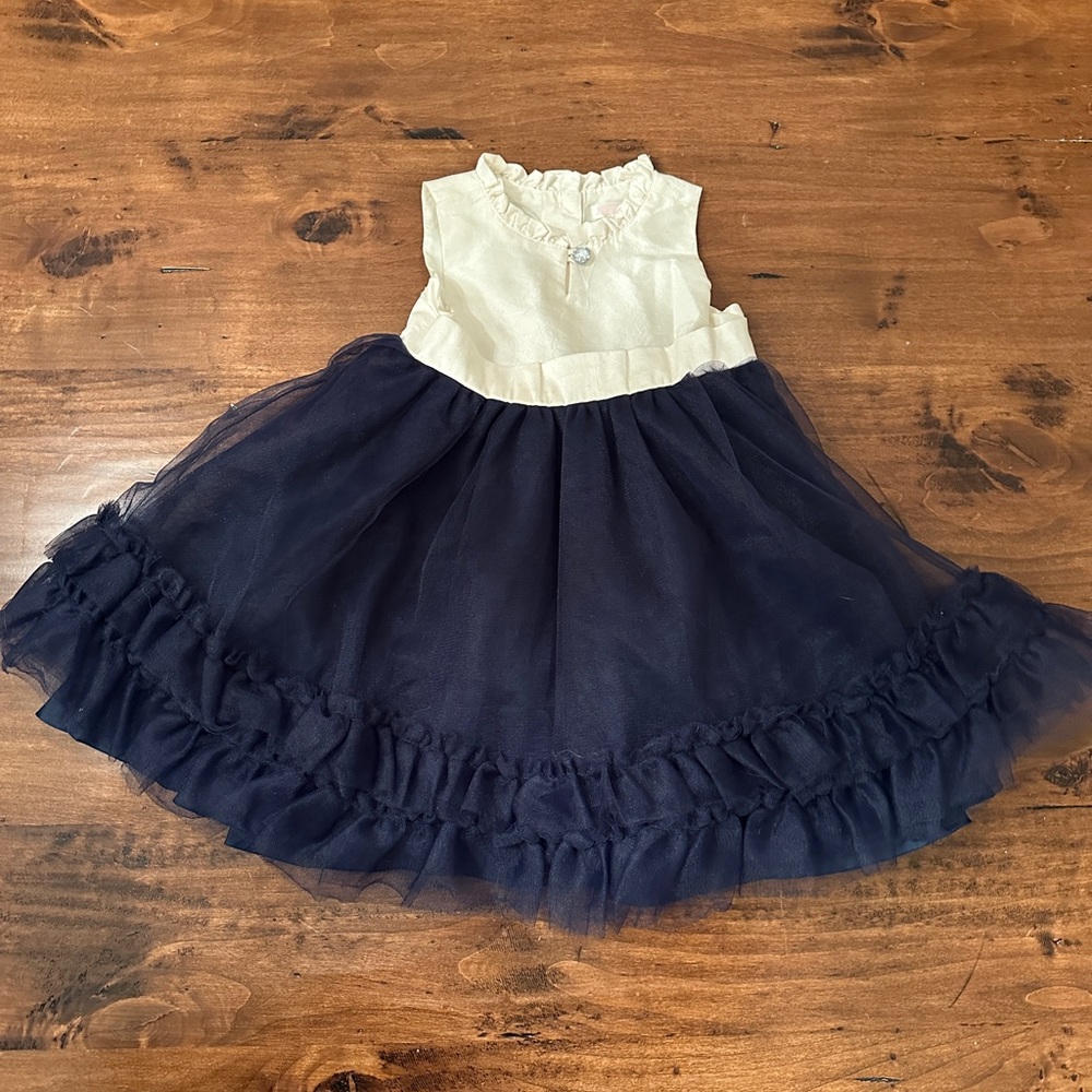 Silk and tulle dress